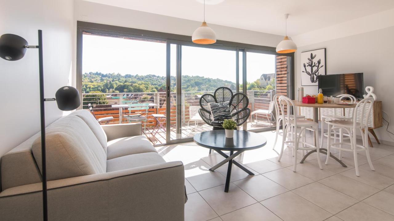 Le Coquet Avec Balcon Terrasse Et Parking Prive Daire Sarlat-la-Canéda Dış mekan fotoğraf